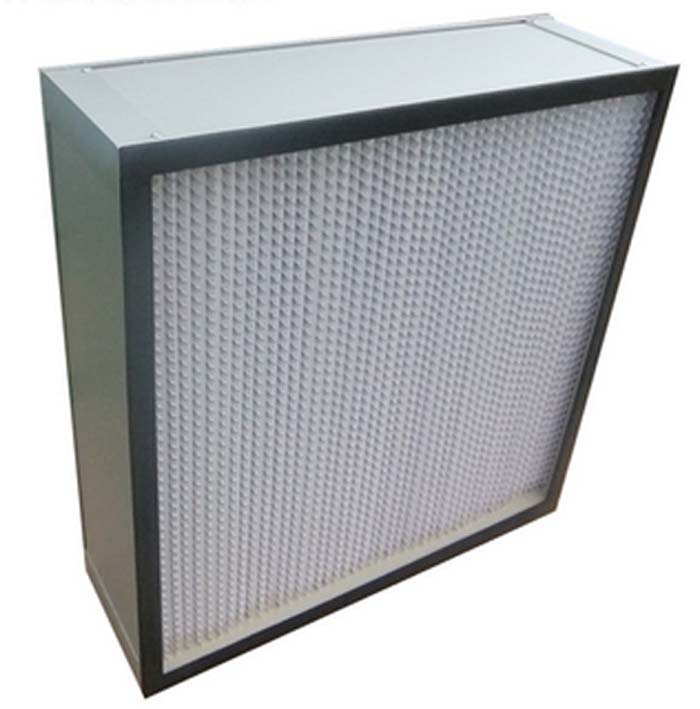  鍍鋅框有隔板高效空氣過濾器